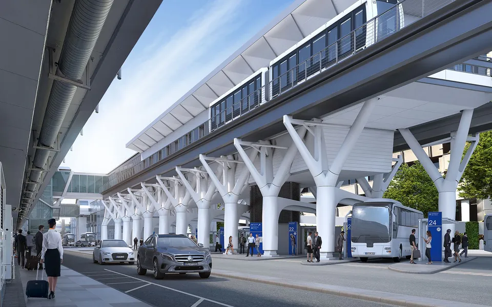 PTS-Station Terminal 1, Flughafen Frankfurt