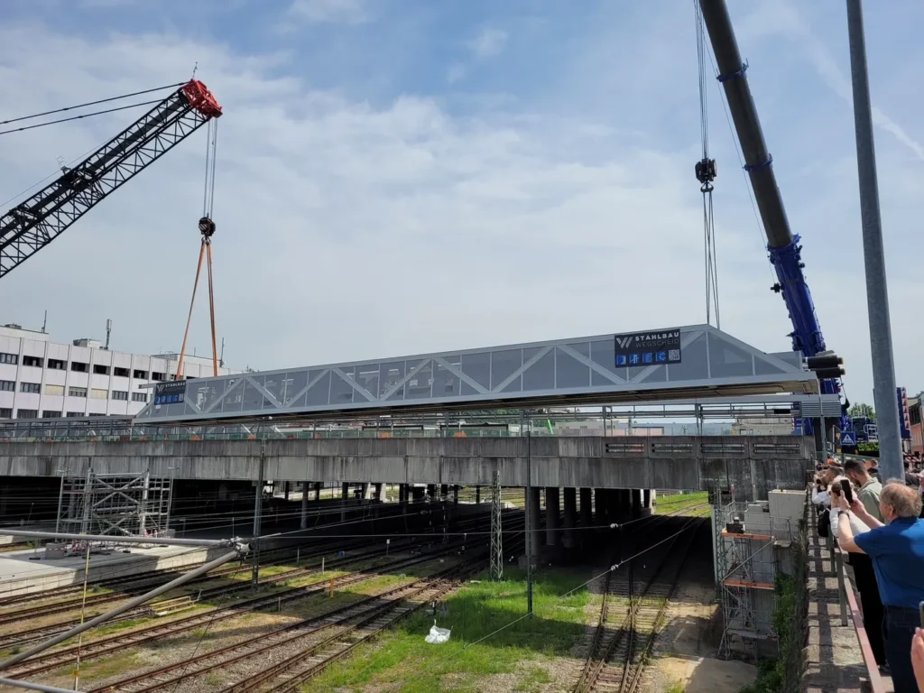 Poststeg am Hauptbahnhof Passau